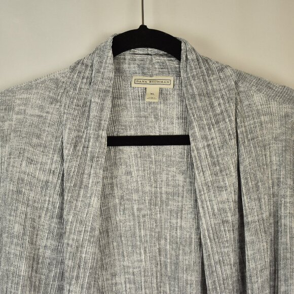Dana Buchman NWT Silver and Grey Textured Blouse & Cardigan Set Size X-Large - Picture 8 of 16